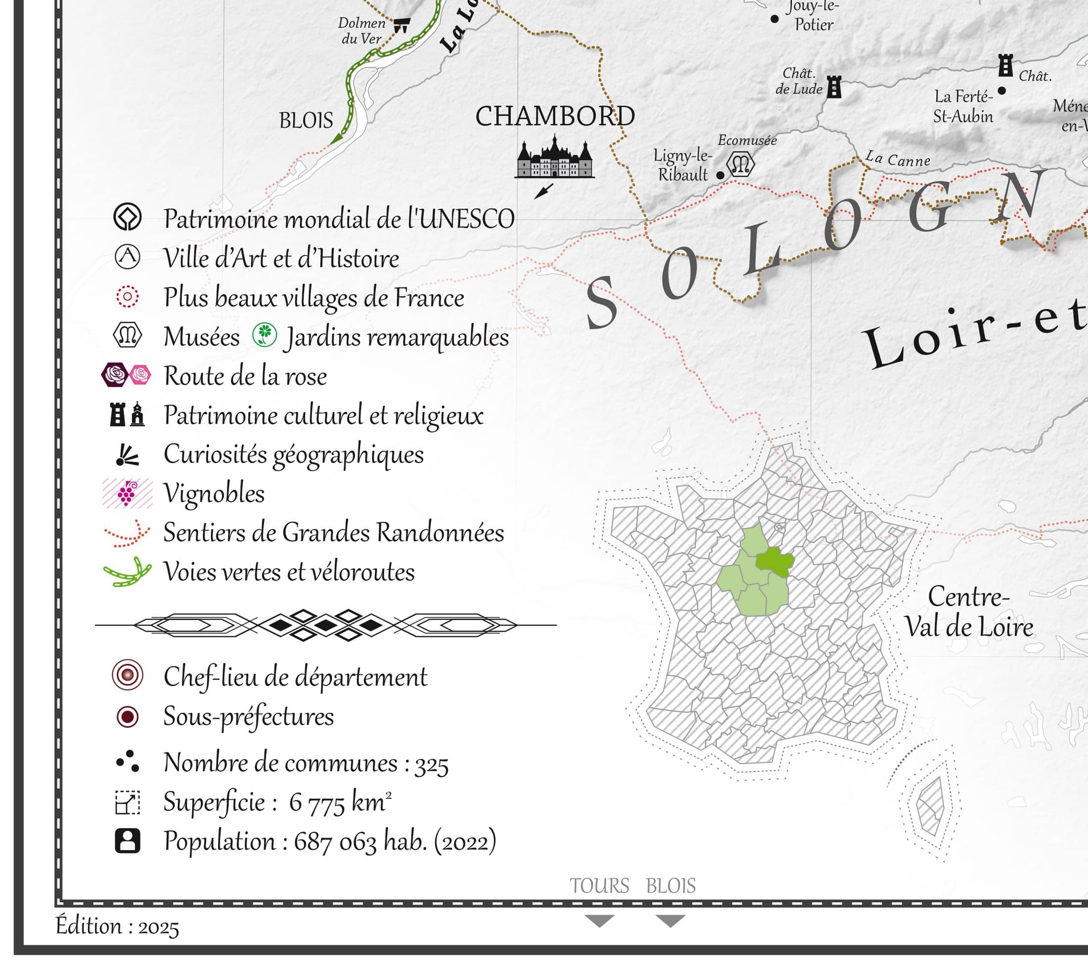 Le Loiret - Légende