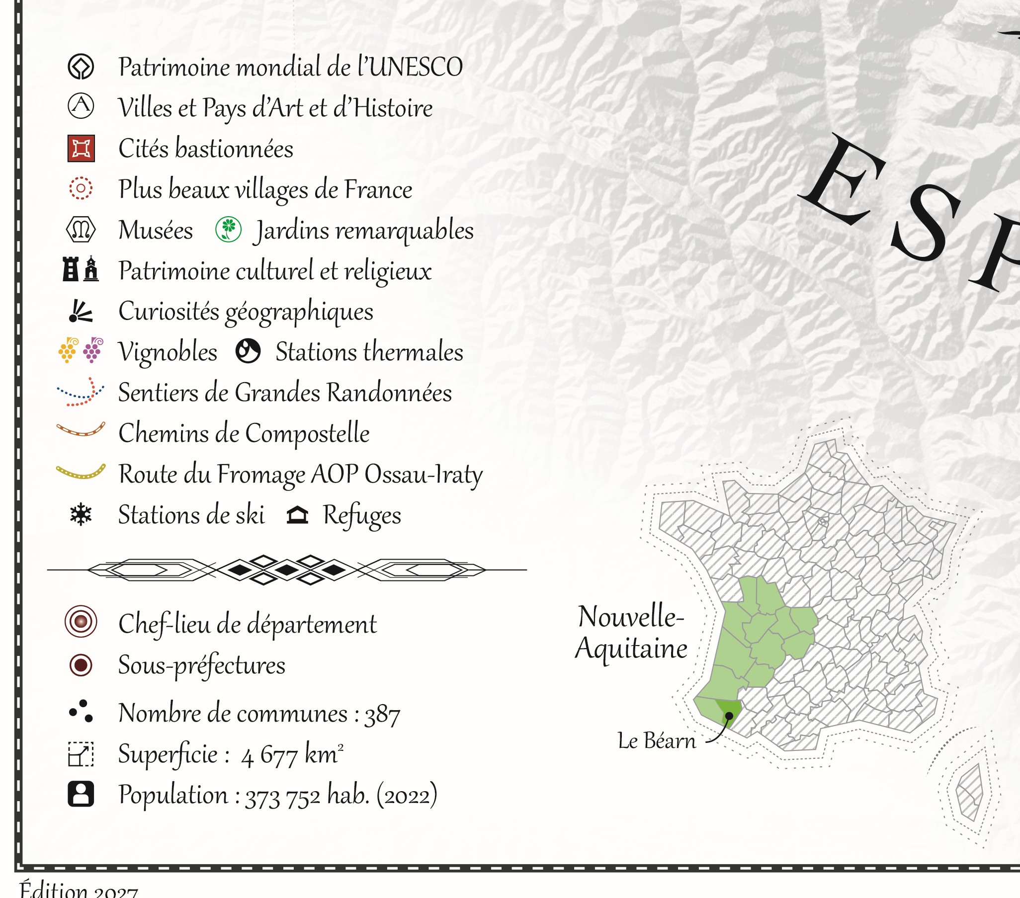 Le Béarn - Légende