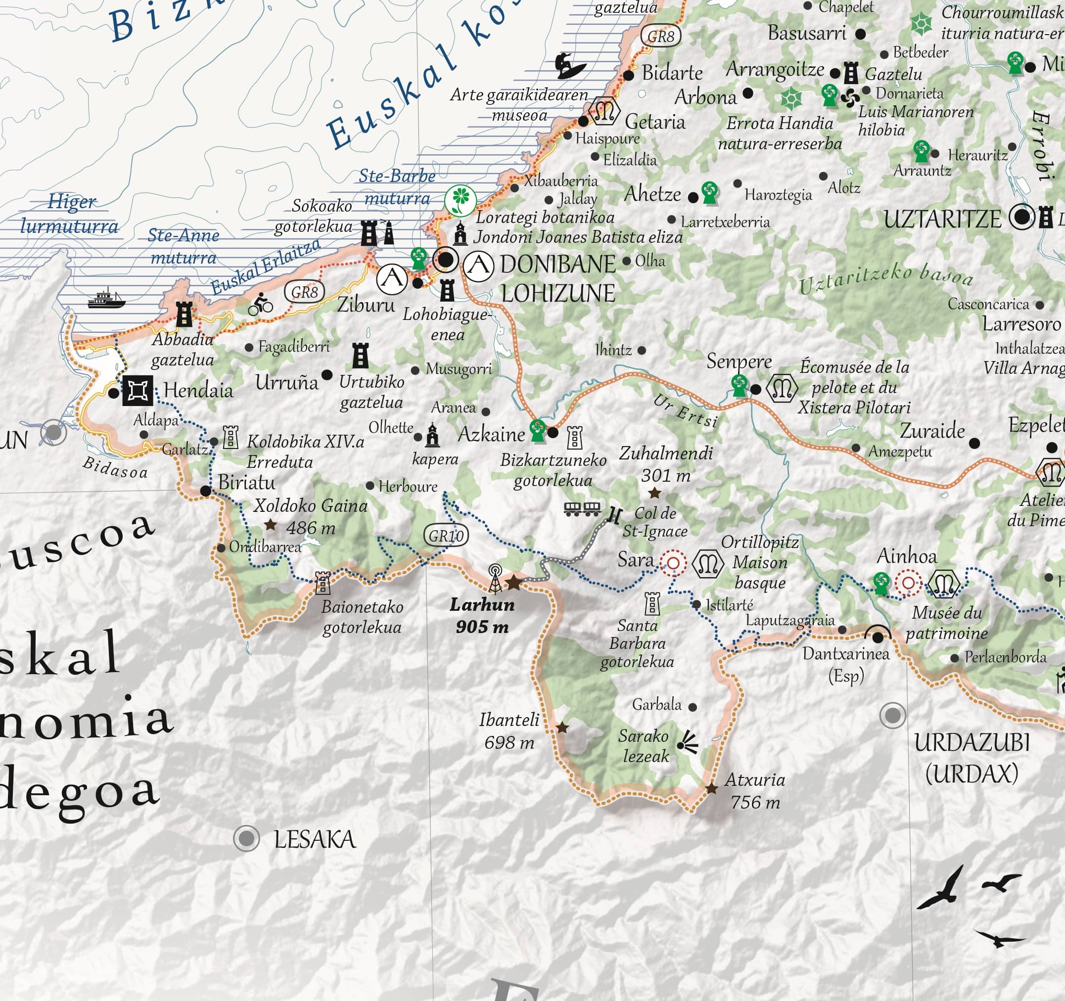 Euskal Herria - zoom