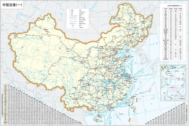 Carte - Le réseau ferré chinois