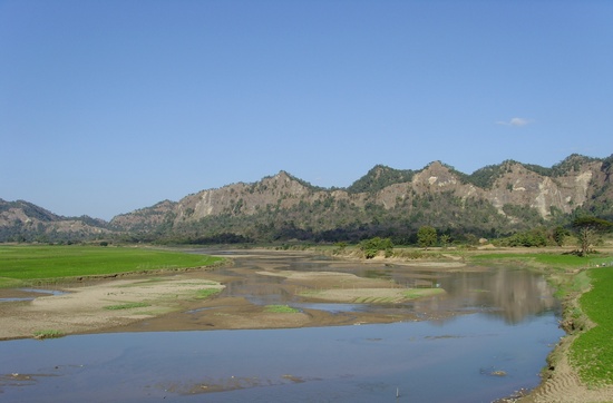 Photo - Vue du fleuve Chindwin