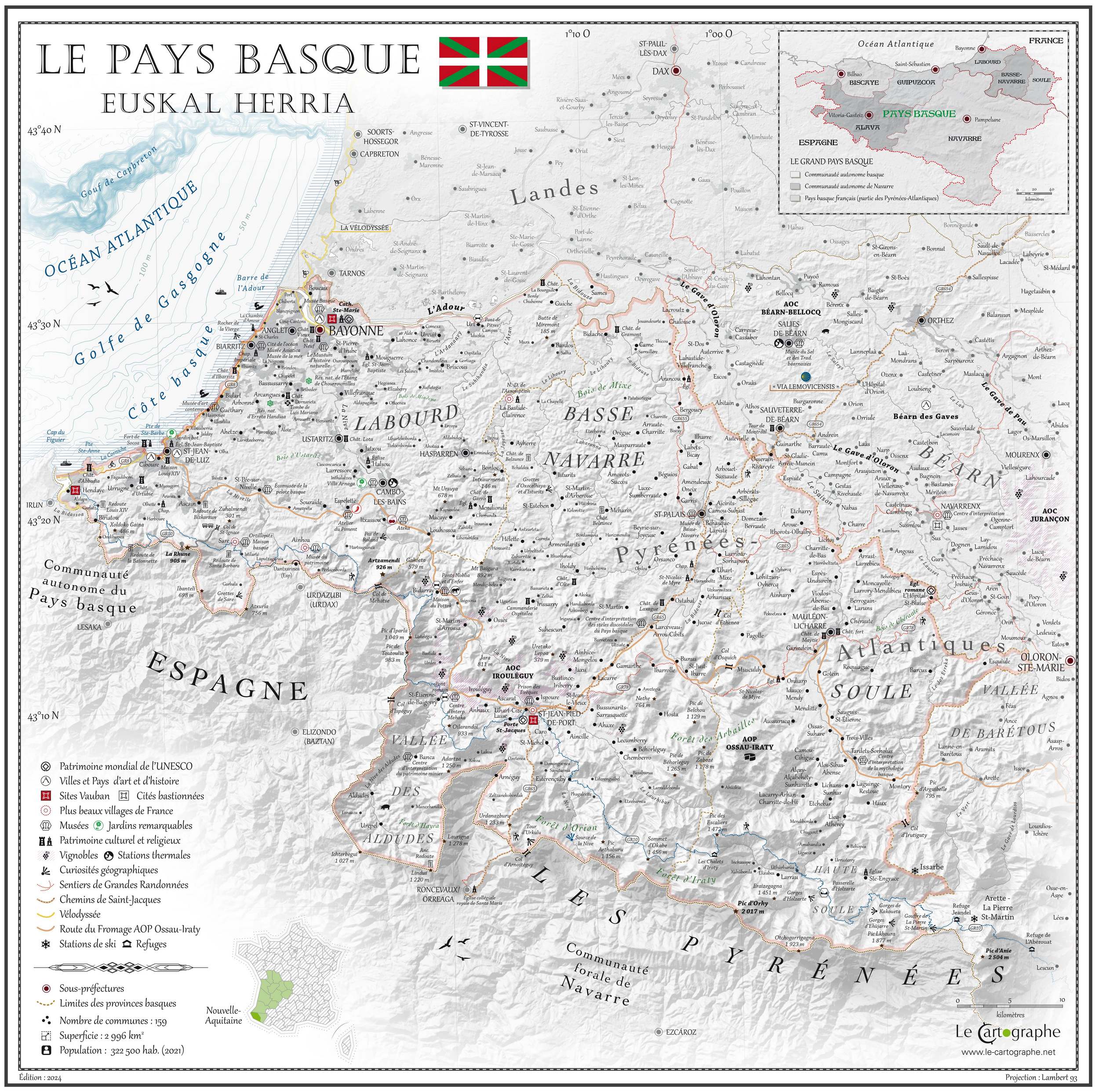 Le Pays Basque - Poster