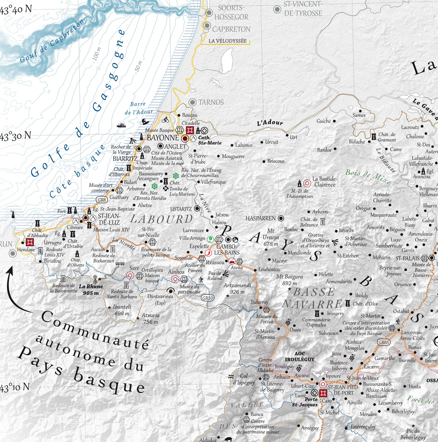 Les Pyrénées-Atlantiques - Zoom