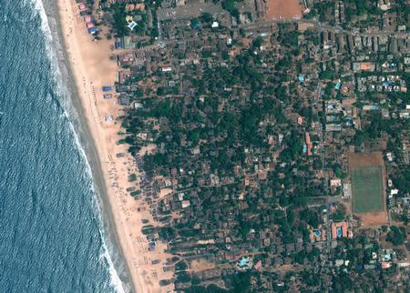 Image Satellite - Goa, Calangute Beach