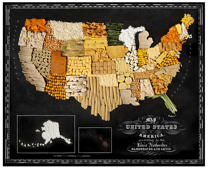 Food map : Les États-Unis