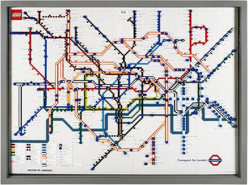 Carte : Les routes du métro de Londres en 2020