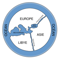 Carte du Monde d'Anaximandre
