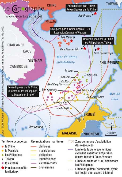 Conflits maritimes en Asie du Sud-Est