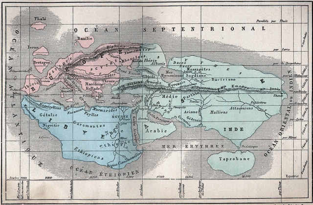 Carte du monde d'Eratosthène Carte du monde d'Eratosthène