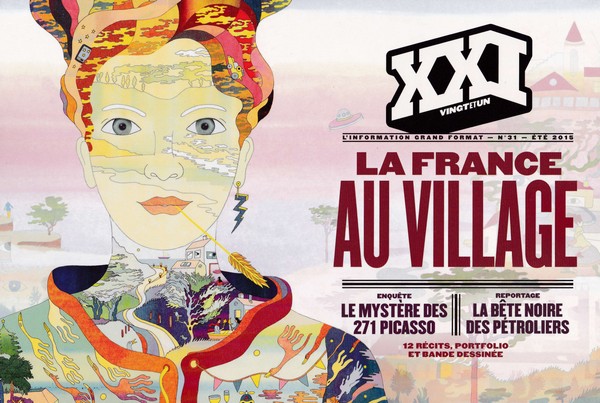 Illustration : couverture du n°31 (Éte 2015) de la revue XXI